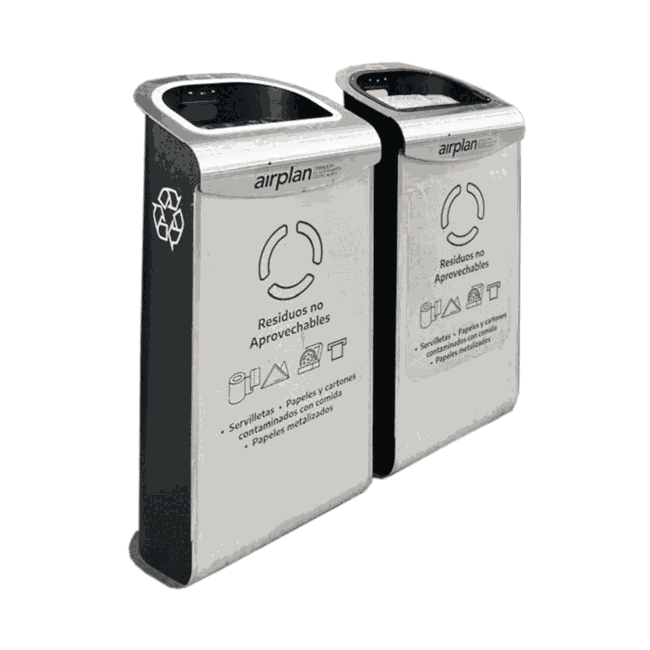 Punto Ecológico Floor S 1 Compartimento 70L Cold Rolled